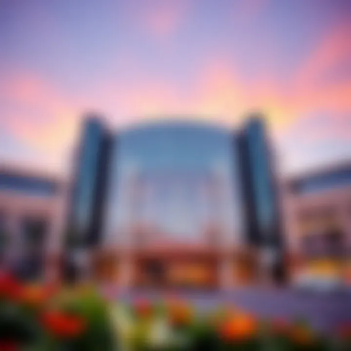 Architectural Marvel of Festival City Mall Stunning exterior view of Festival City Mall showcasing its modern architecture