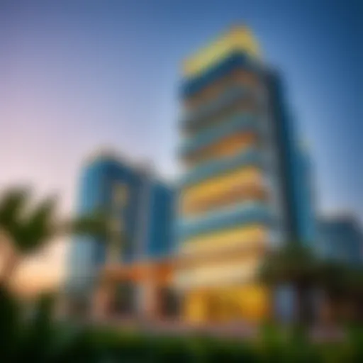 Irise Tower exterior showcasing modern architecture