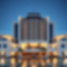 Exterior view of Jannah Marina Hotel Apartments showcasing modern architecture