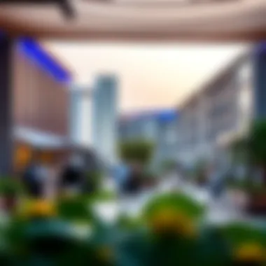 Vibrant community spaces within Kريستال بلازا المجاز