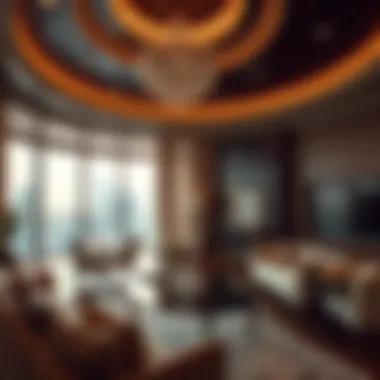 Interior shot highlighting luxury amenities of Kريستال بلازا المجاز