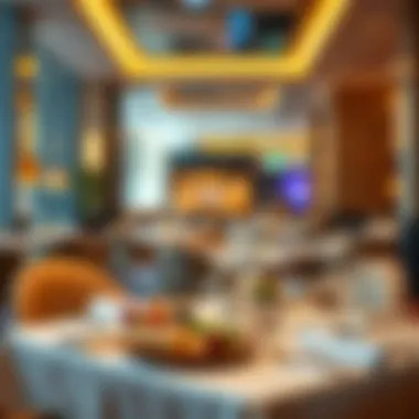 Elegant dining setup in a fine restaurant