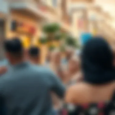 Community Life at Marsa Plaza Community event at Marsa Plaza illustrating vibrant social life