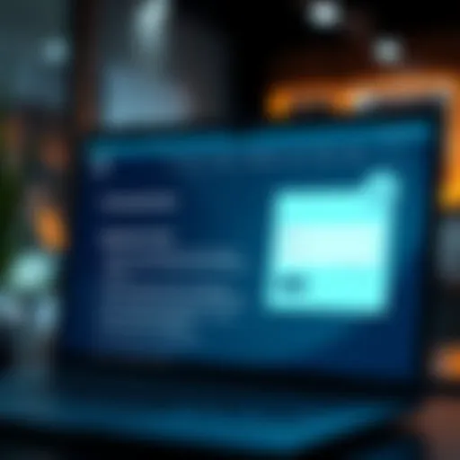 A digital interface showcasing the residence visa application website in the UAE