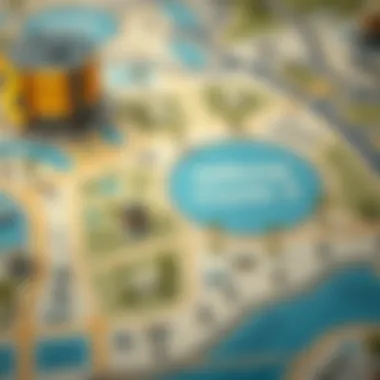 Location Map of Nibras Oasis 2 Map highlighting the prime location of Nibras Oasis 2 in Dubai