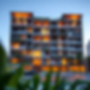 Stylish Pet-Friendly Apartment Complex A stylish pet-friendly apartment complex in Dubai.