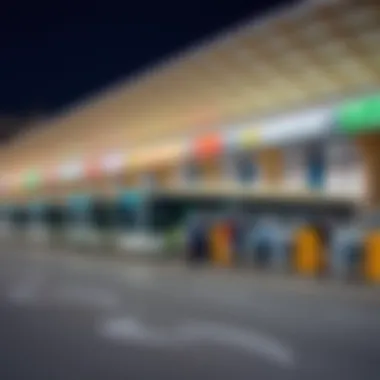 Ras Al Khaimah Bus Terminal Ras Al Khaimah bus terminal with waiting passengers