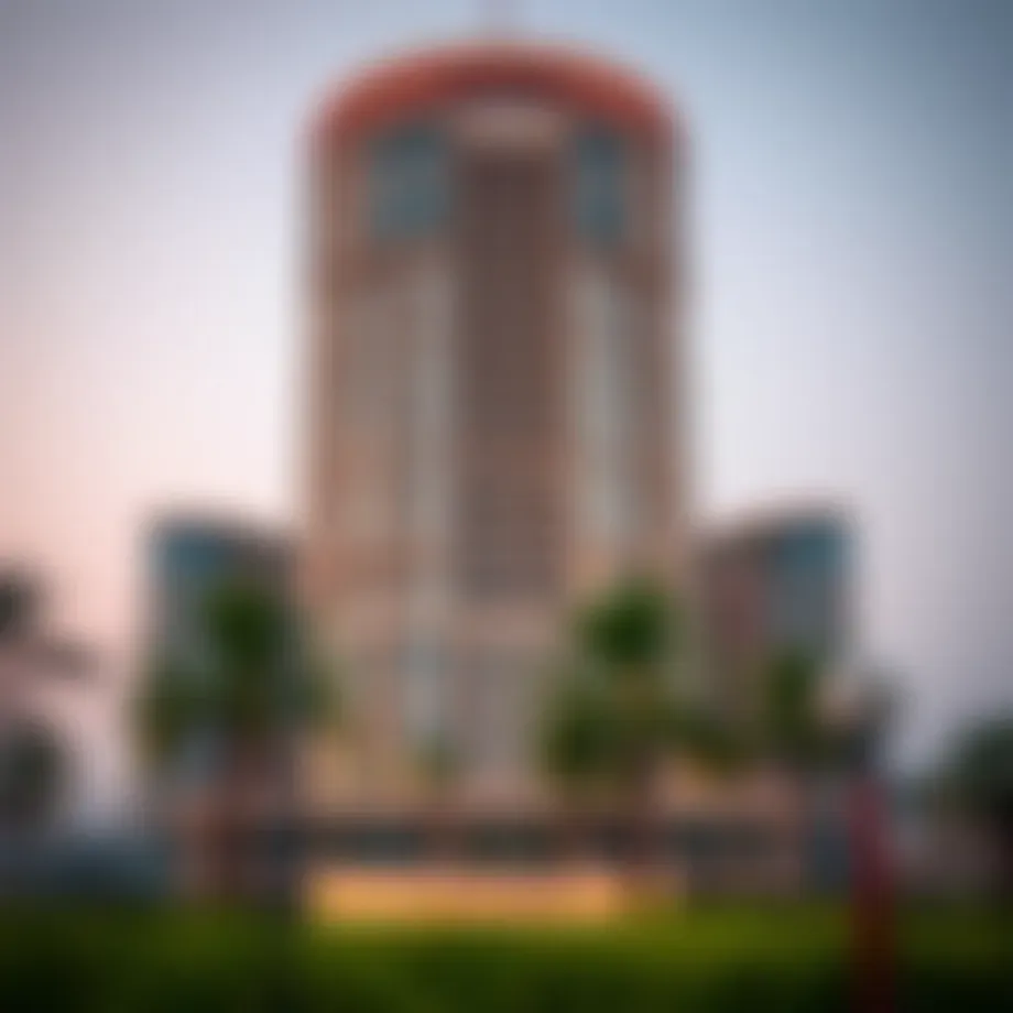 Stunning architectural view of Rizwan Tower