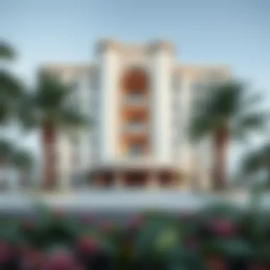 Architectural exterior view of Seven Palm Hotel