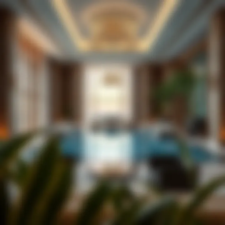 Modern amenities and features of Seven Palm property