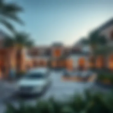 Community Spaces in Sharjah Arada Community gathering spaces illustrating social interactions in Sharjah Arada