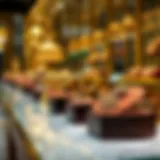 The elegance of gold jewelry on display at Souk Gold