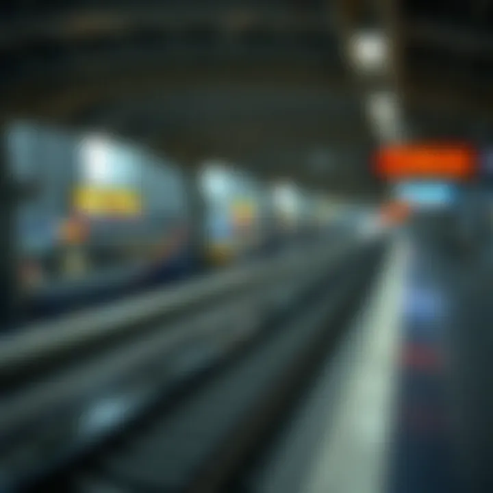 Illustration showing the strategic locations of metro stations and their proximity to real estate developments