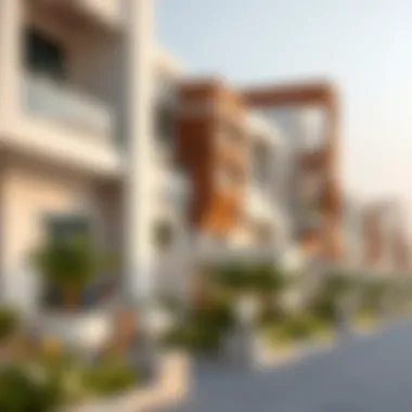 Modern real estate developments in Alamia representing investment potential