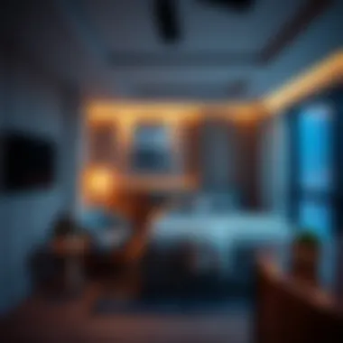 Modern studio room interior in Al Nahda