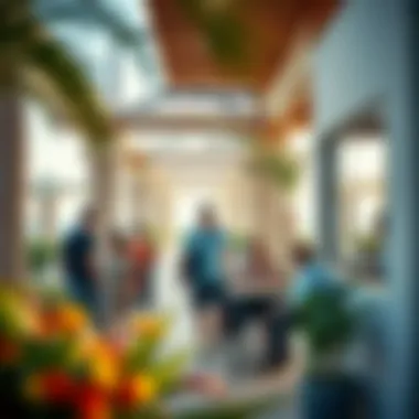 A vibrant community scene near The Pointe Atlantis showcasing local engagement and lifestyle.