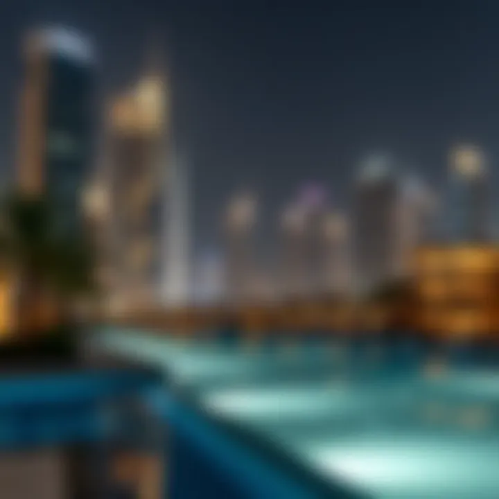 Dubai skyline showcasing luxury properties