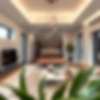 A beautifully designed villa interior within Springs Community reflecting modern living standards