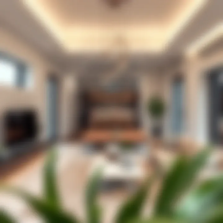 A beautifully designed villa interior within Springs Community reflecting modern living standards