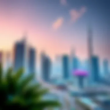 Opportunities in Dubai's Real Estate Landscape Vibrant Dubai skyline representing real estate opportunities
