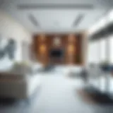 Modern unfurnished apartment interior showcasing open space