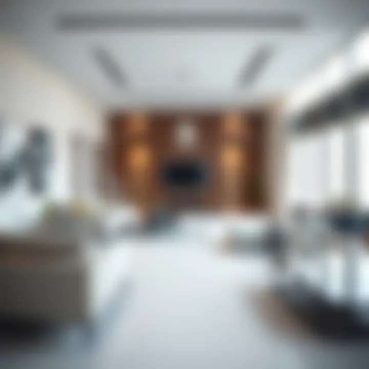 Modern Unfurnished Apartment Interior Modern unfurnished apartment interior showcasing open space