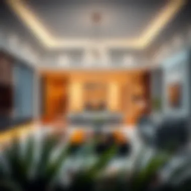 Modern Villa Interior Design Trends Interior of a modern villa showcasing design trends