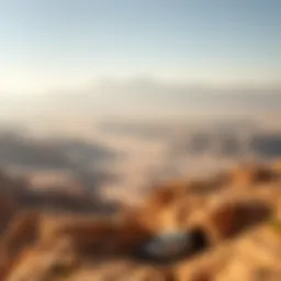 Scenic view of Wadi Al Shabak showcasing its unique topography