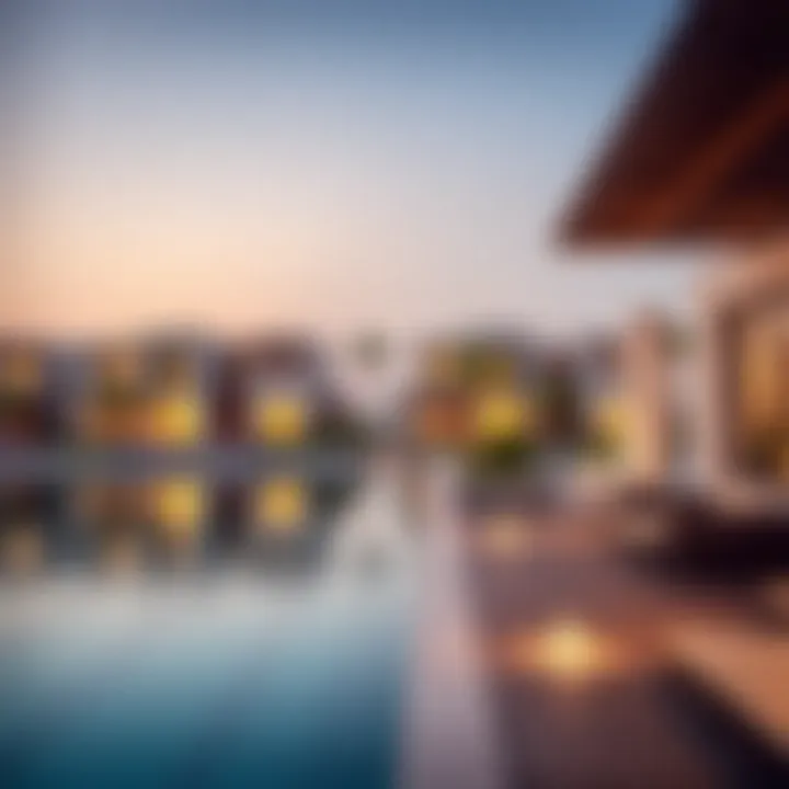 Luxurious Waterfront Living at Yas Acres Stunning view of Yas Acres waterfront villas